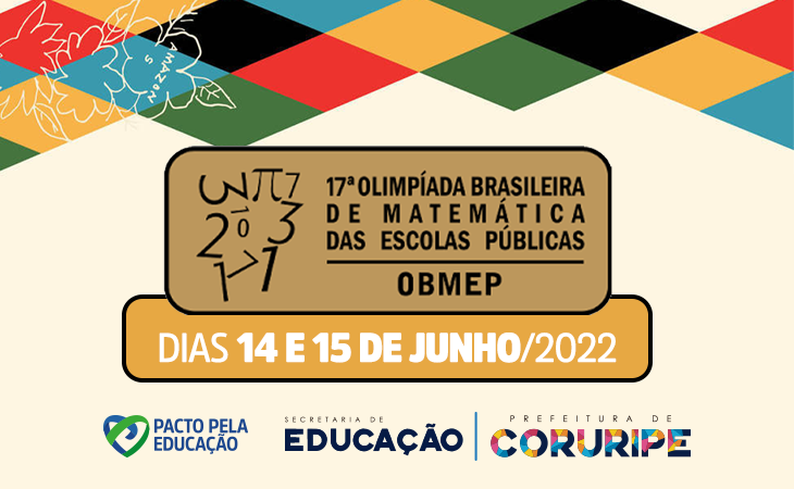 Estudantes da rede municipal de ensino de Coruripe farão a prova da Olimpíada Brasileira de Matemática das Escolas Públicas