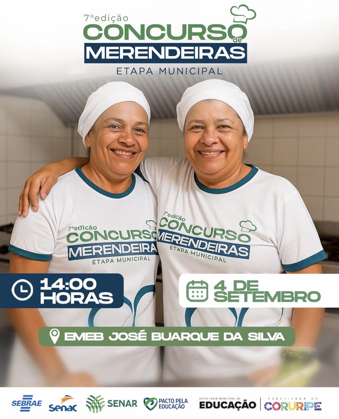 Coruripe participa da 7ª edição do Concurso de Merendeiras – etapa municipal.