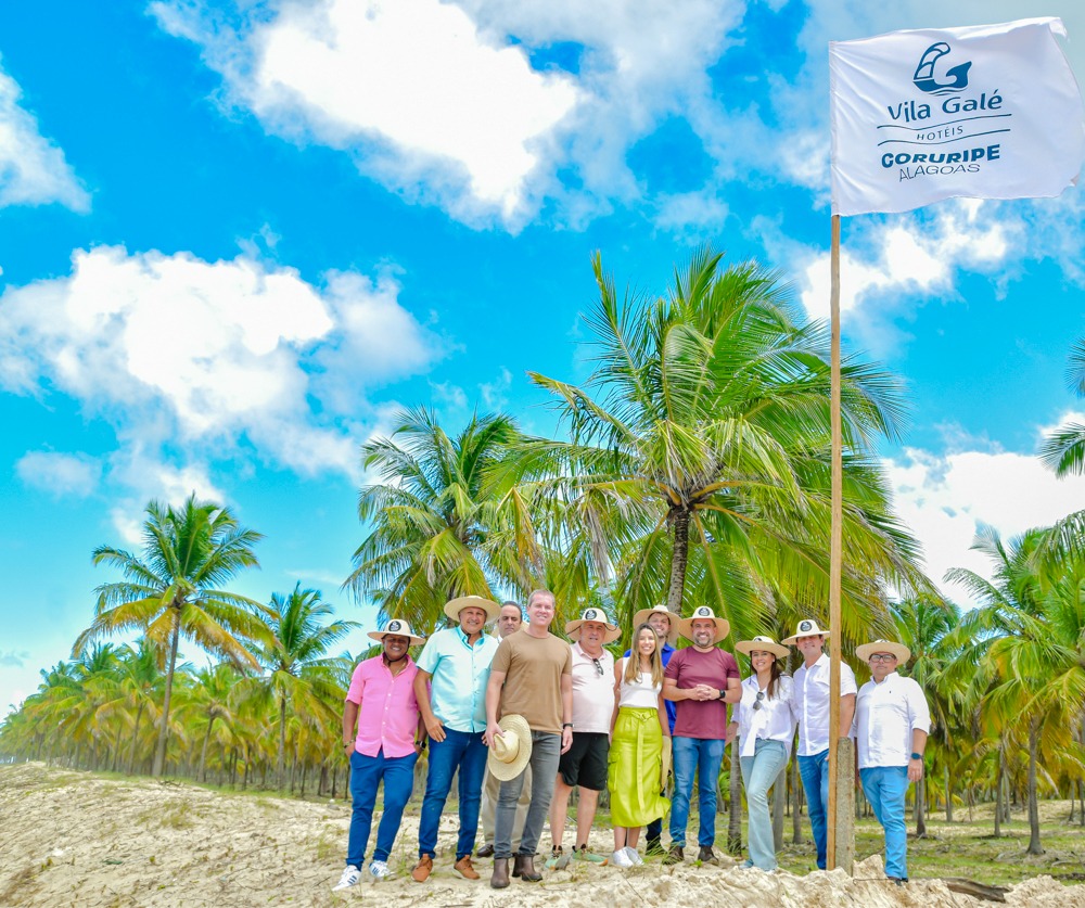 Prefeito Marcelo Beltrão, governador Paulo Dantas e comitiva portuguesa visitam área onde será construído o resort do Grupo Vila Galé em Coruripe