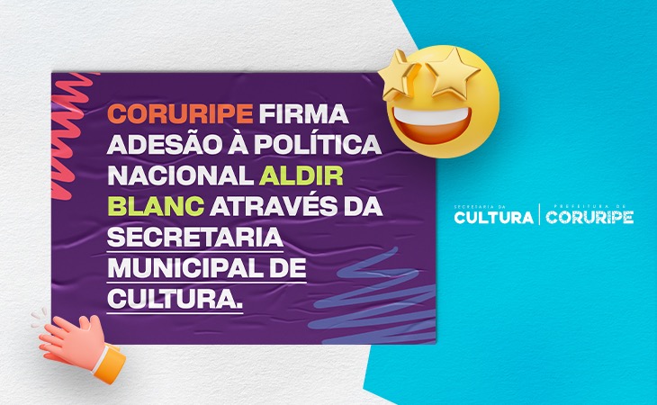 Coruripe firma adesão à Política Nacional Aldir Blanc