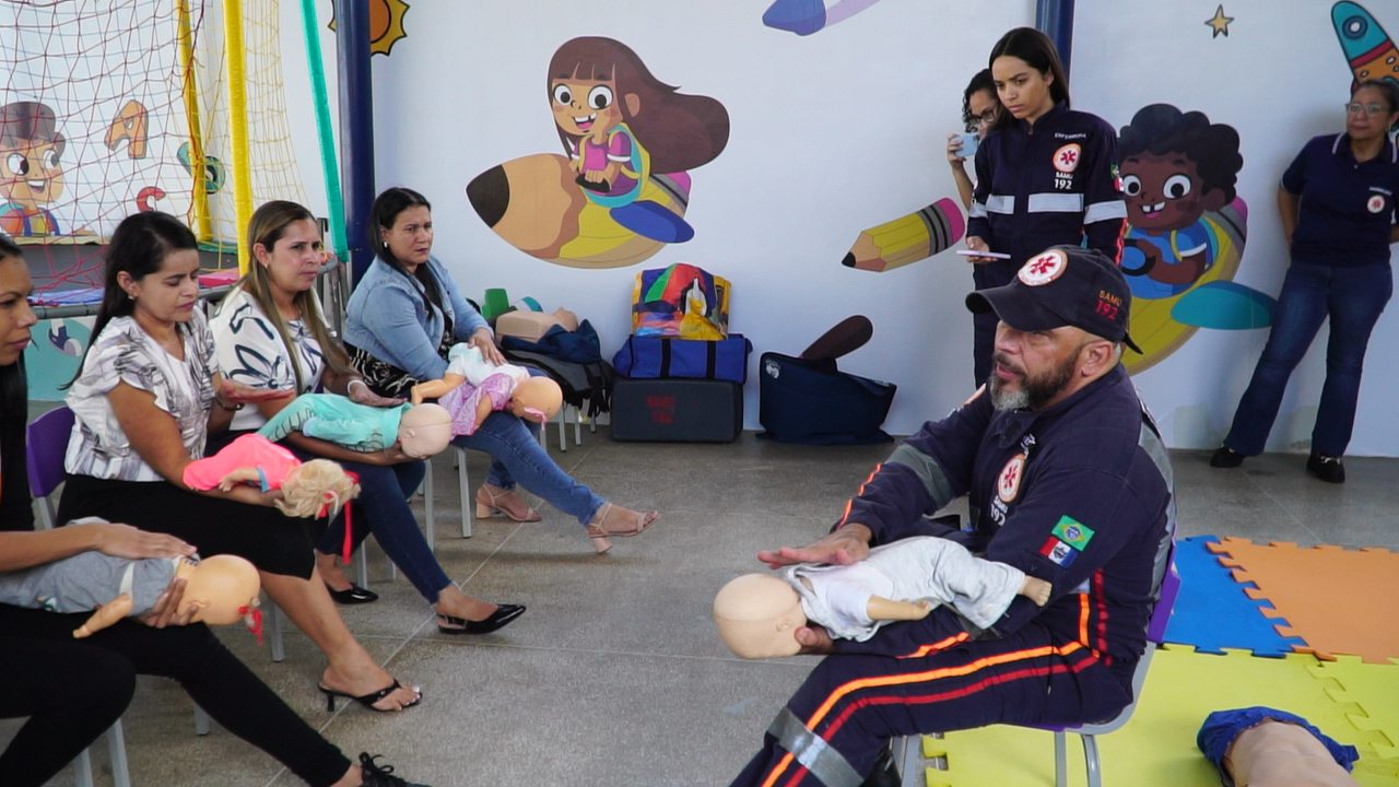 Profissionais da rede municipal de ensino infantil de Coruripe recebem treinamentos com técnicas de Primeiros Socorros