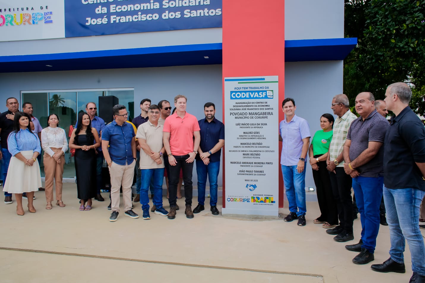 Prefeito Marcelo Beltrão entrega Unidade Básica de Saúde e Centro de Desenvolvimento da Economia Solidária em Mangabeira