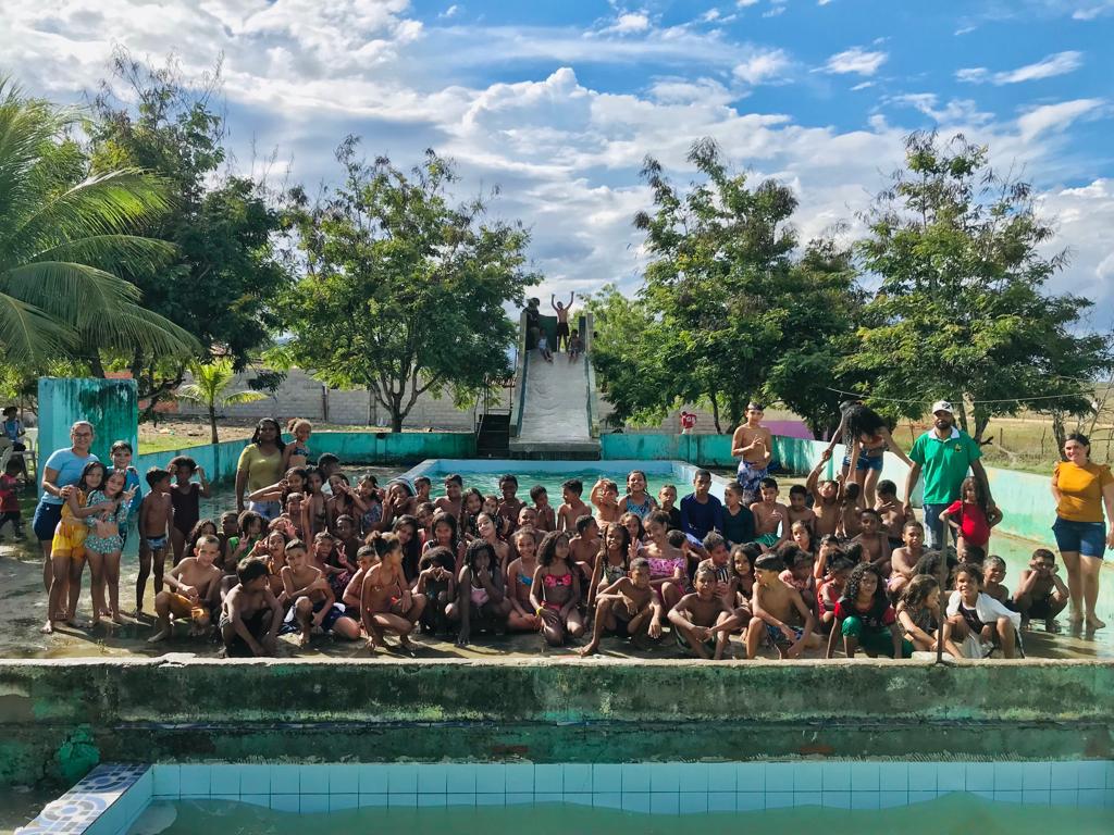 Crianças e adolescentes do SCFV participam de momento de lazer e diversão
