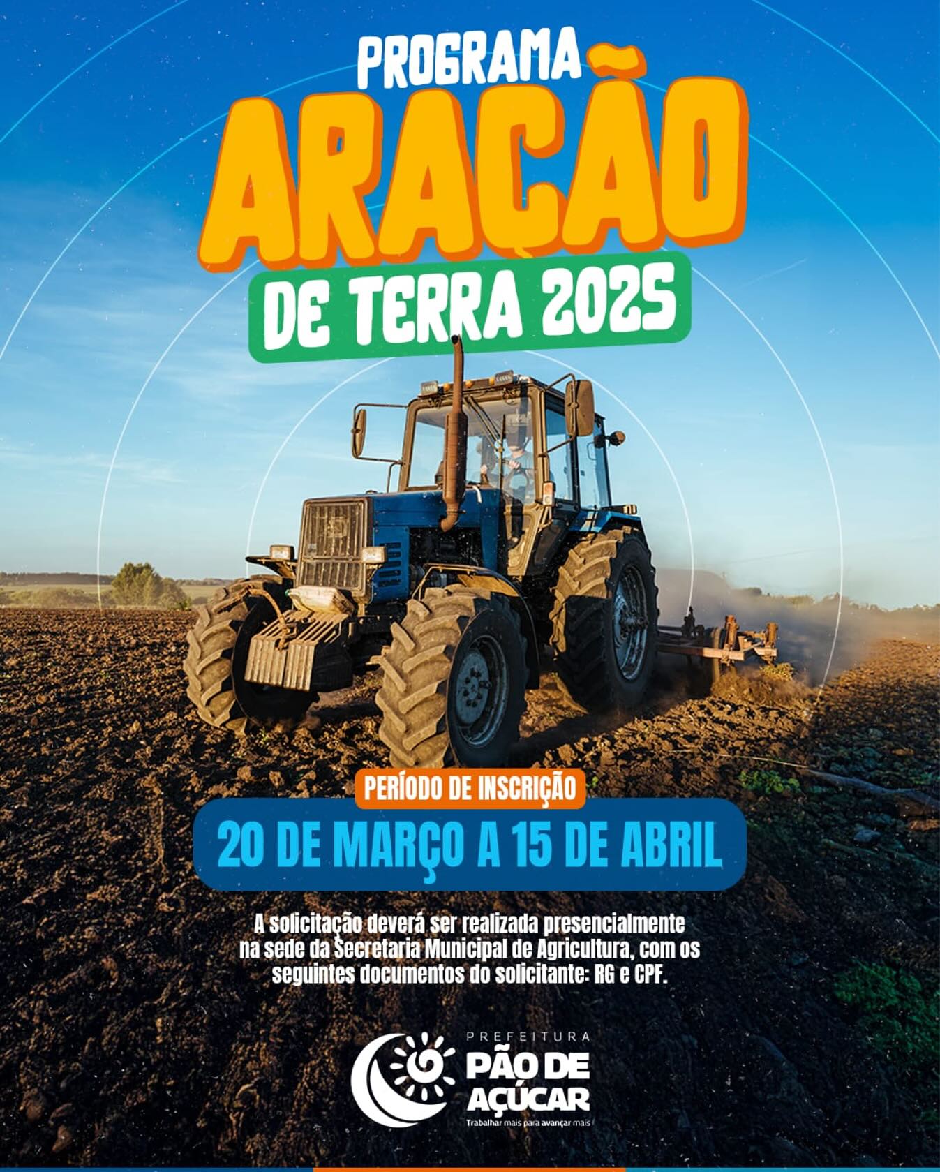 Programa Aração de Terras 2025