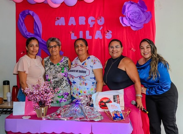 Secretaria Municipal de Saúde promove ação para celebração o Dia Internacional da Mulher
