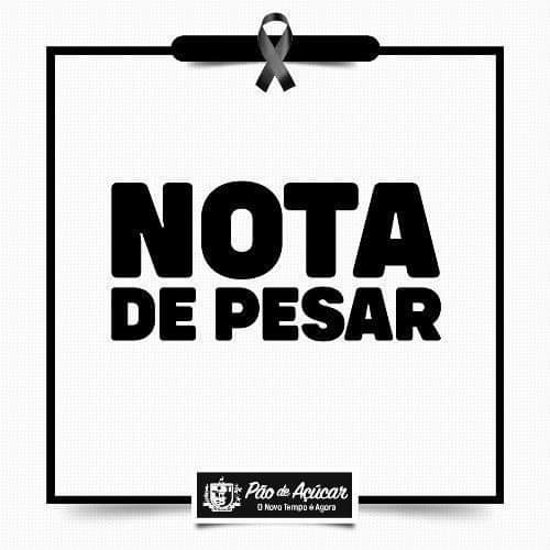 Nota De Pesar Pela Morte De Gileno Souza Da Silva