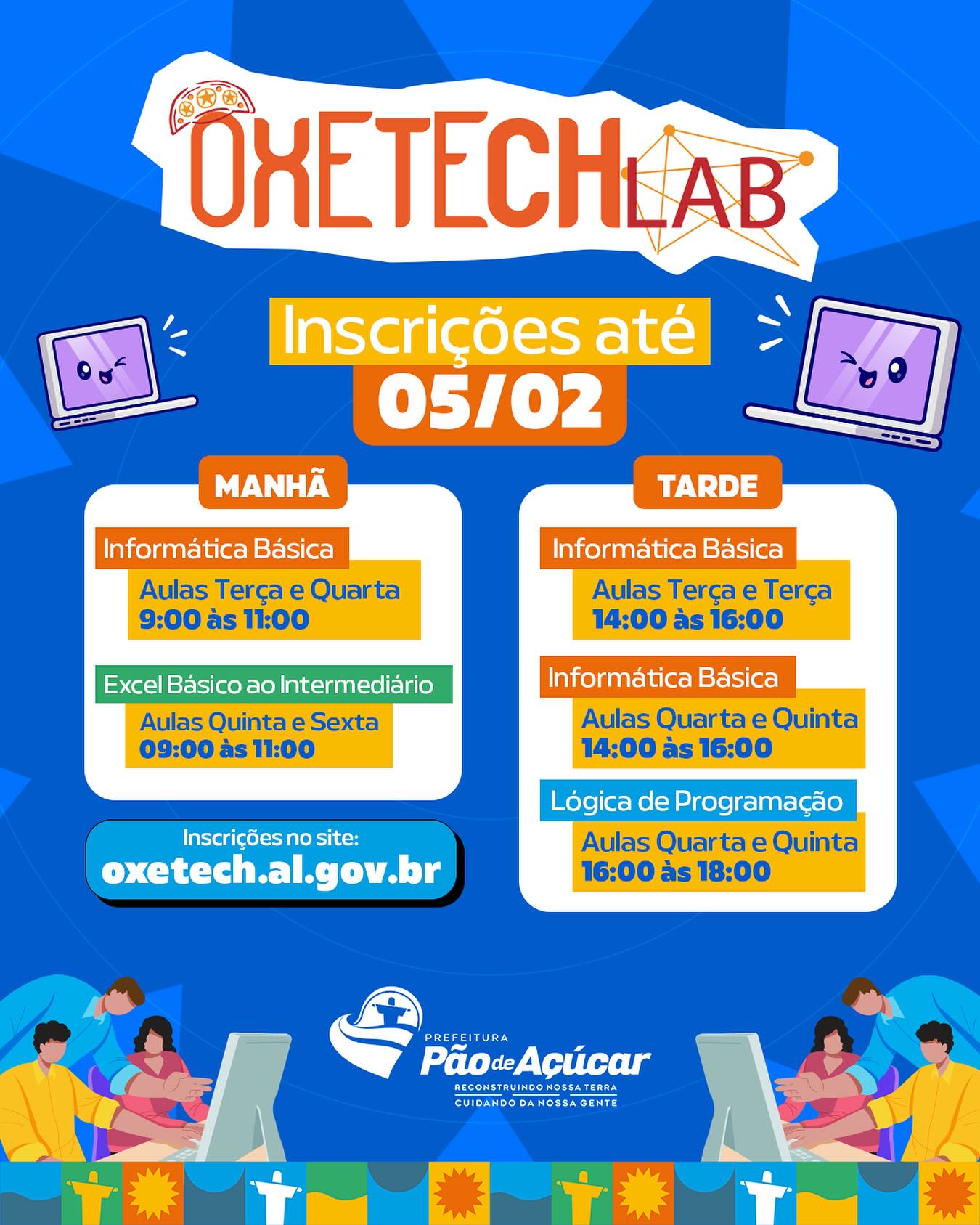 OxeTech Lab - Inscrições Abertas!