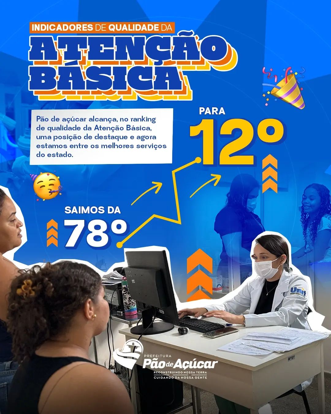 Município de Pão de Açúcar avança nos Indicadores de Qualidade da Atenção Básica