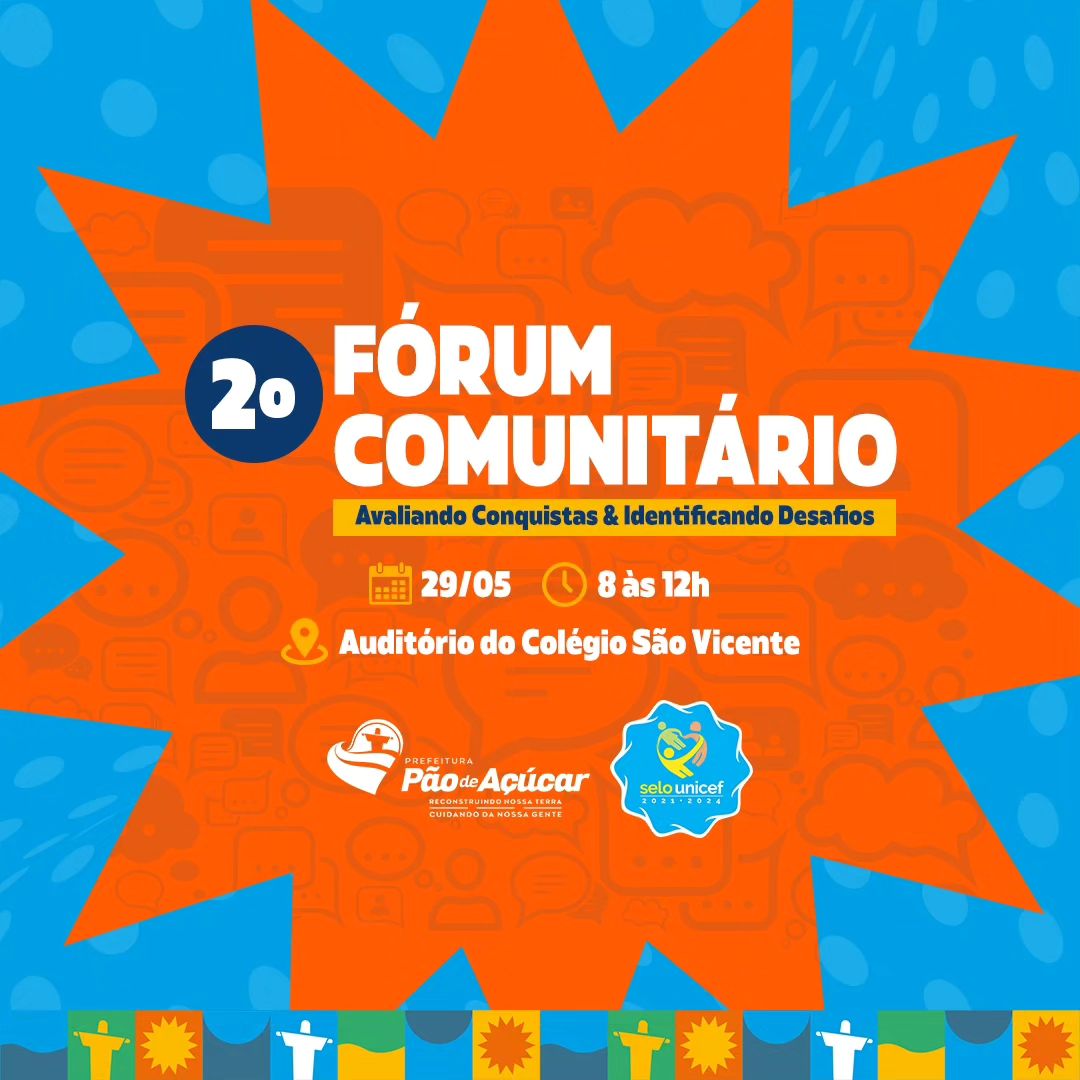 Convite - 2 Fórum Comunitário