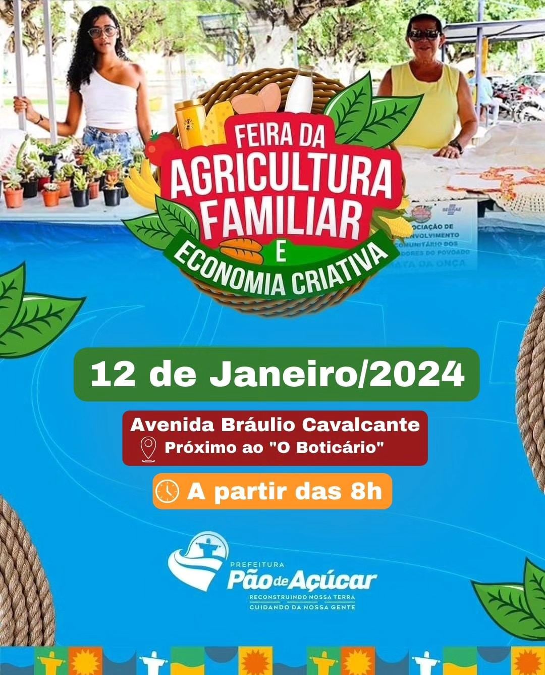 Feira da Agricultura Familiar e Economia Criativa de Pão de Açúcar