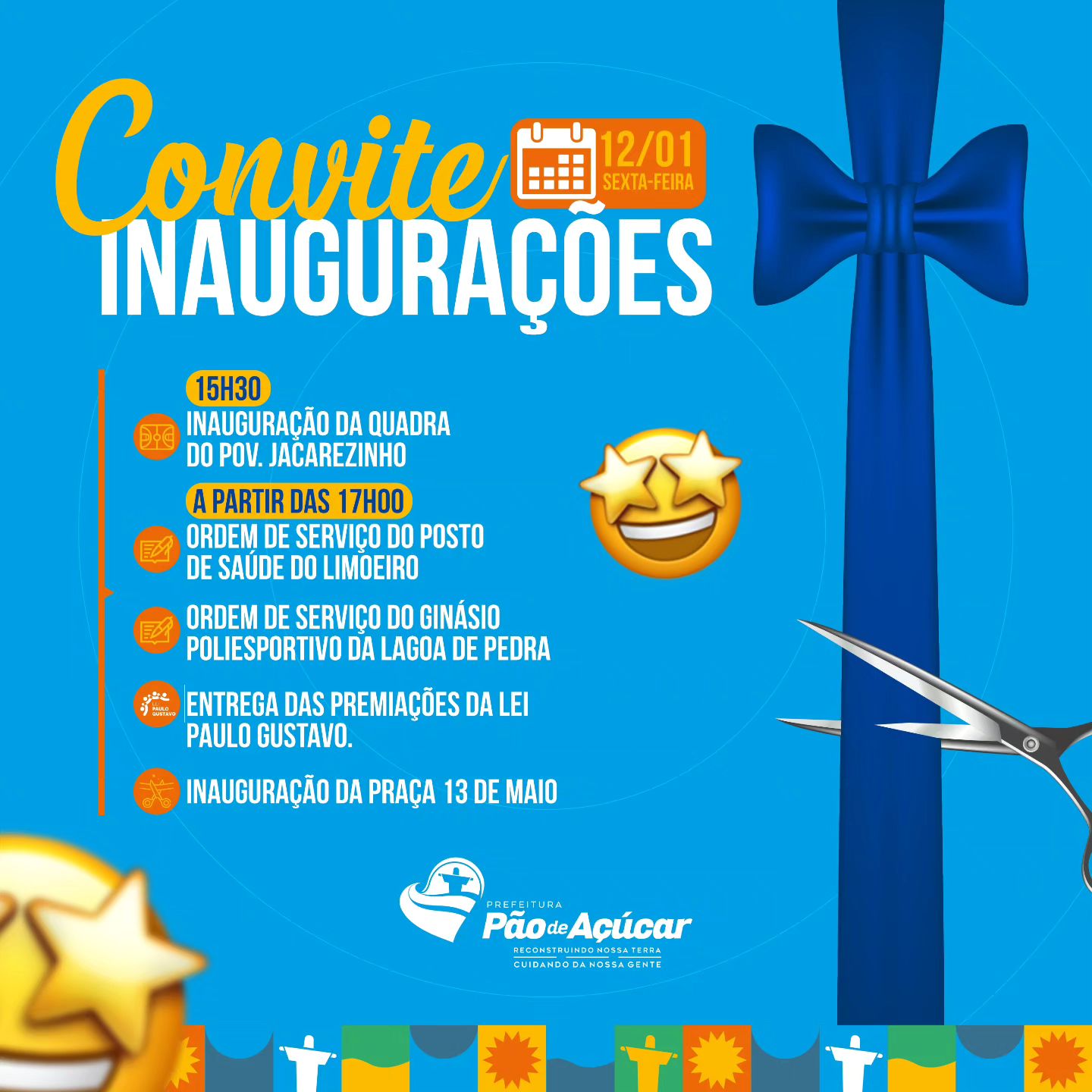Convite para Inaugurações