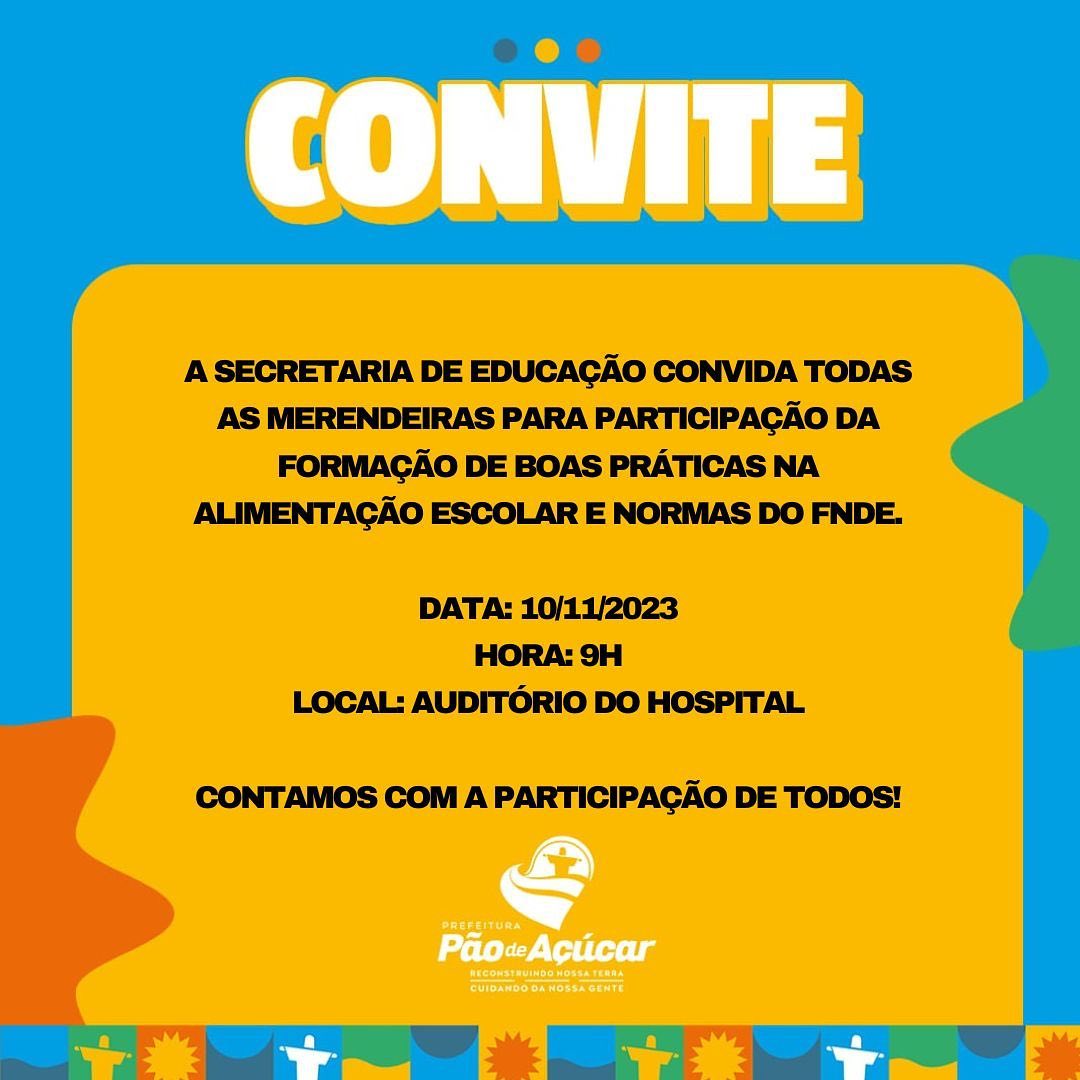 Formação de boas práticas na alimentação escolar e normas do FNDE