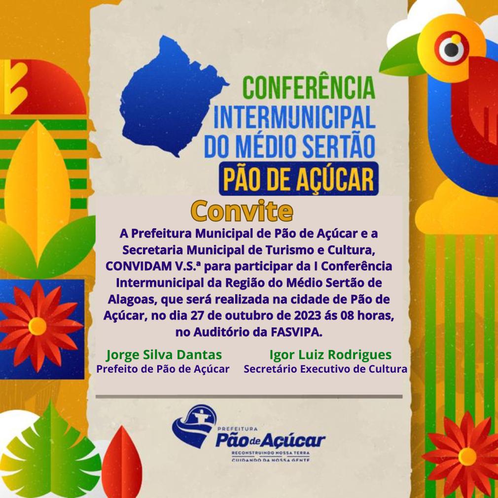 1° Conferência intermunicipal de Cultura do Médio Sertão de Alagoas