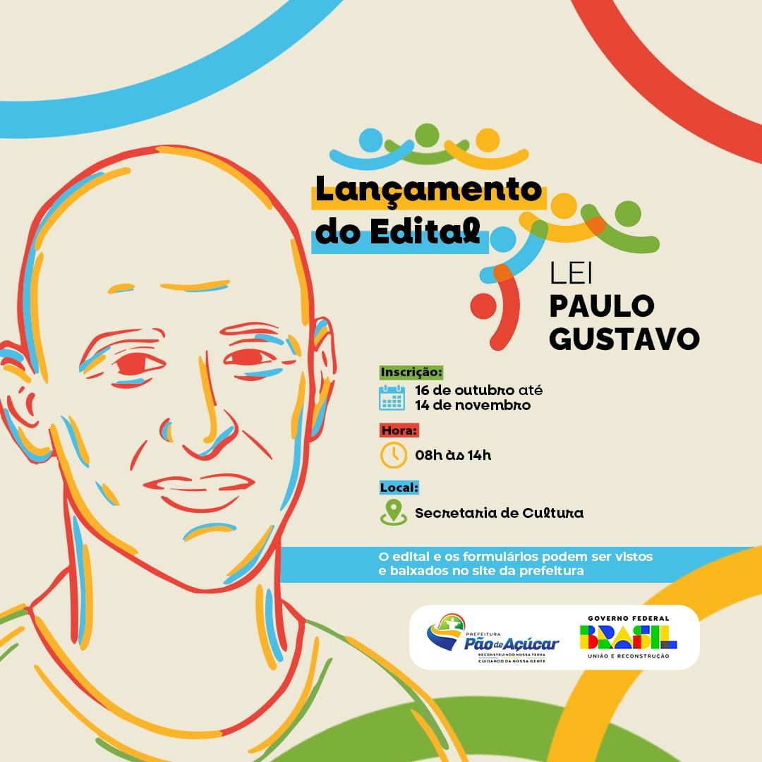 Edital da Lei Paulo Gustavo