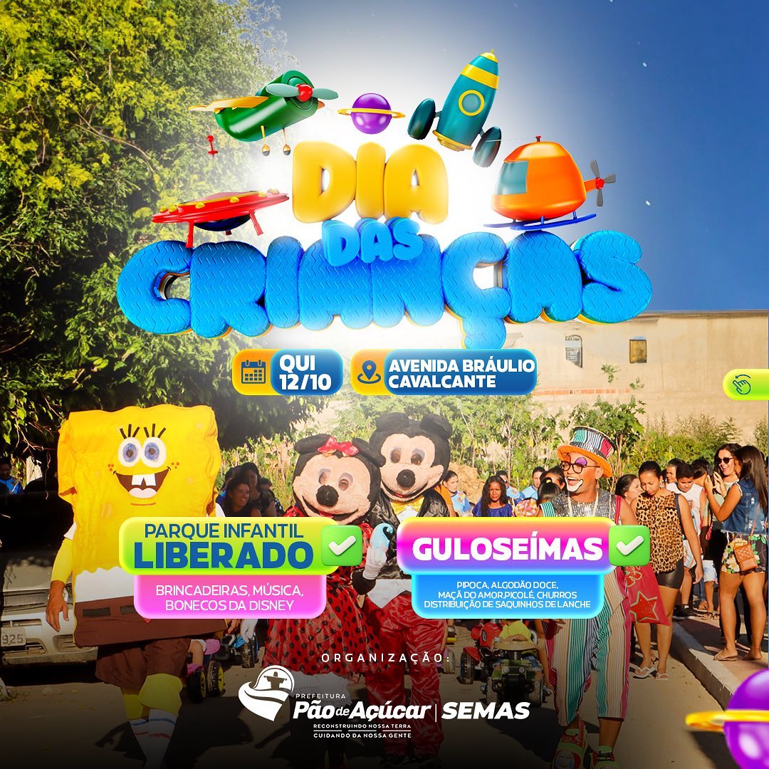 Programação da Semana da Festa da Criança