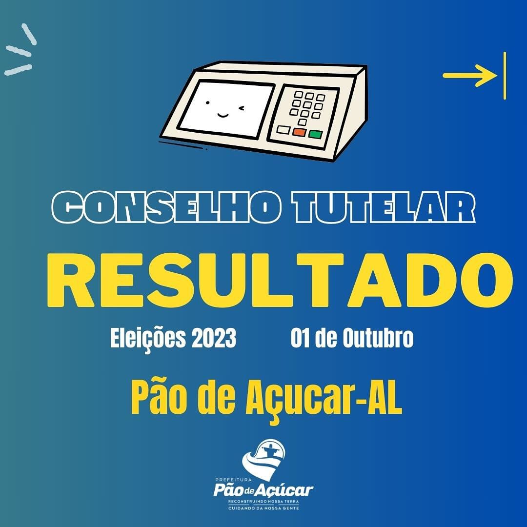 Resultado Preliminar das Eleições para Conselho Tutelar em Pão de Açúcar