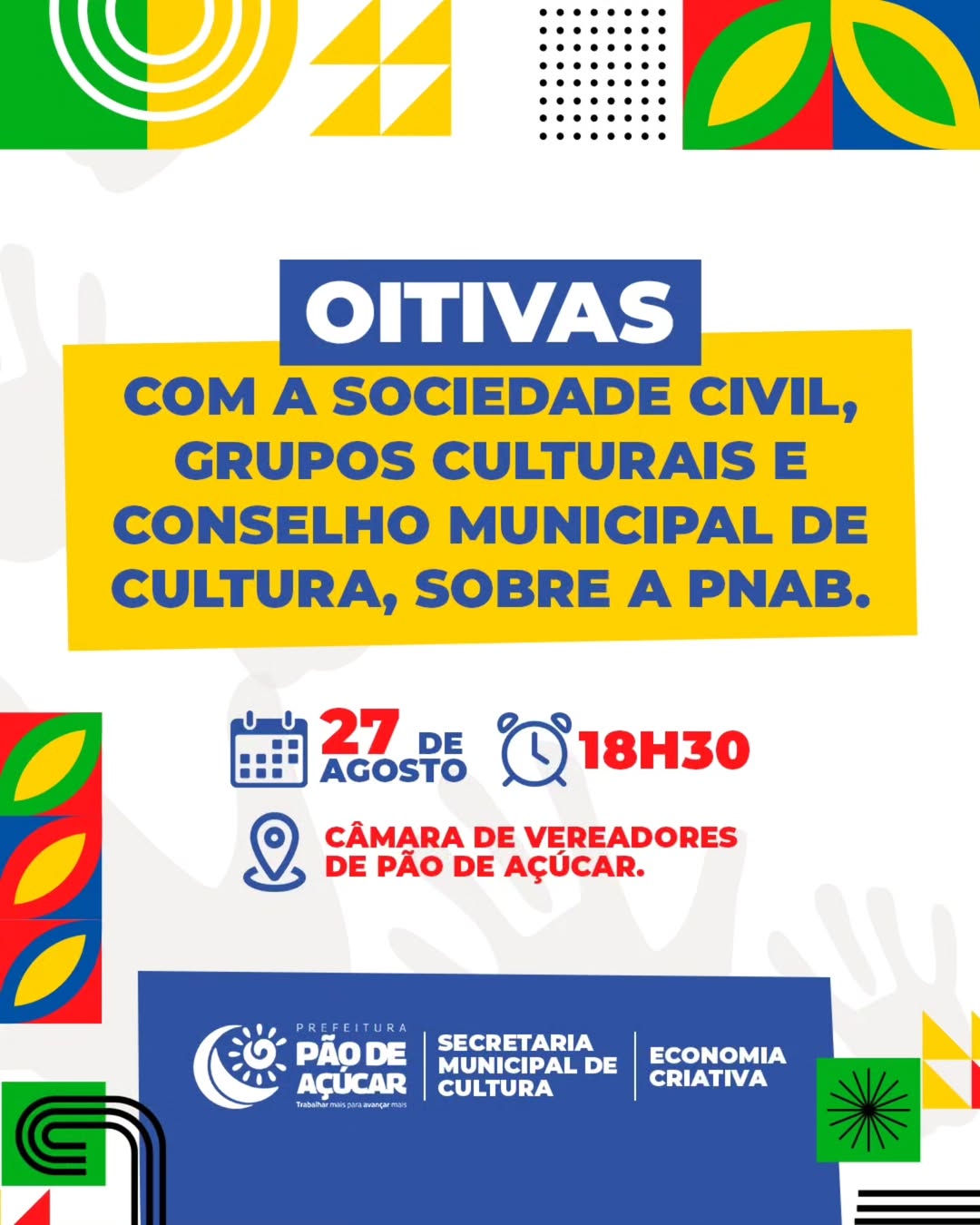 Convite à participação popular sobre as oitivas sobre a PNAB