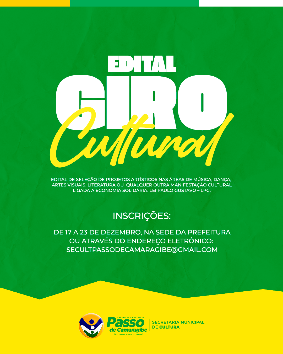 Edital giro cultural 2024