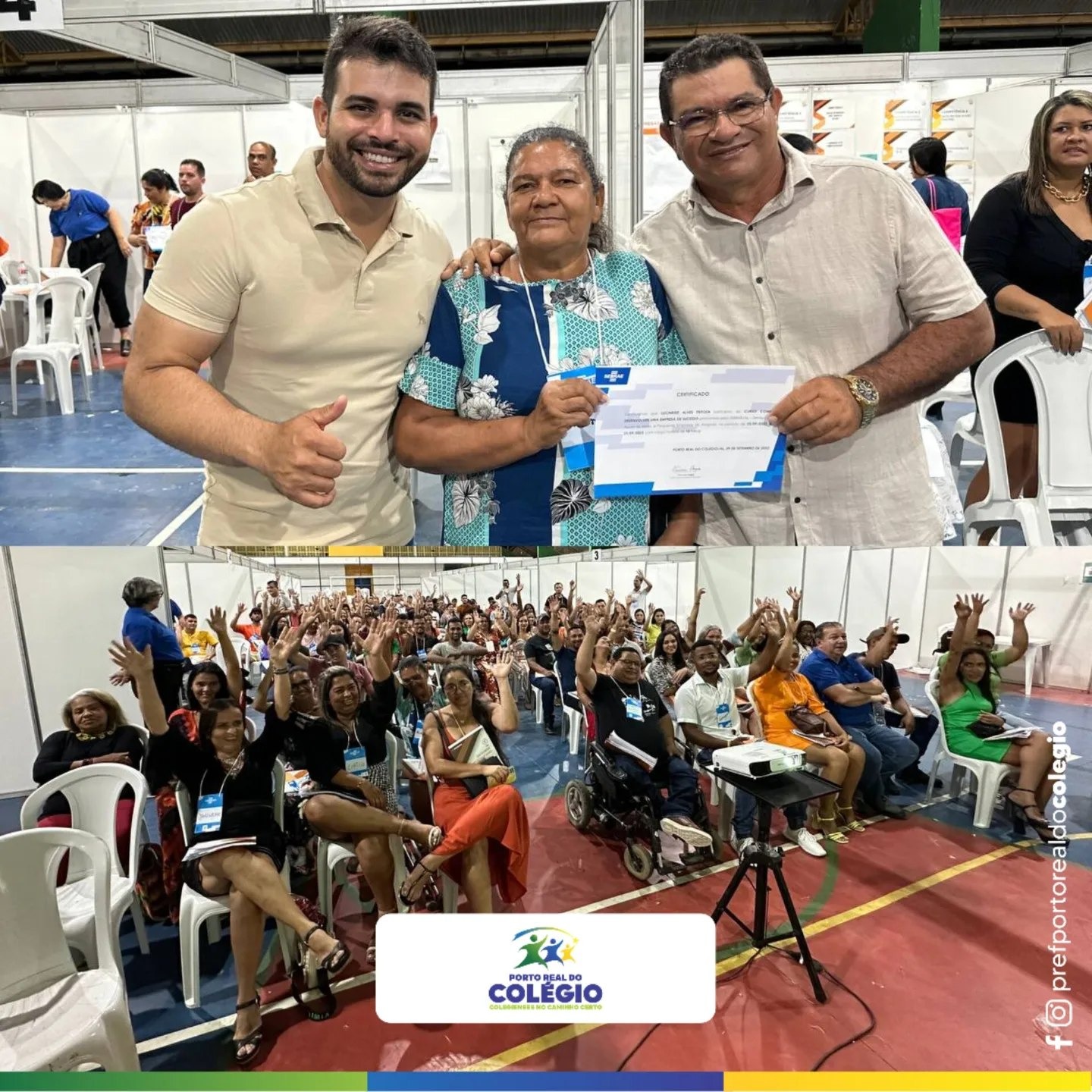 SEBRAE E PREFEITURA ENTREGAM CERTIFICADOS PARA DEZENAS DE EMPREENDEDORES COLEGIENSES