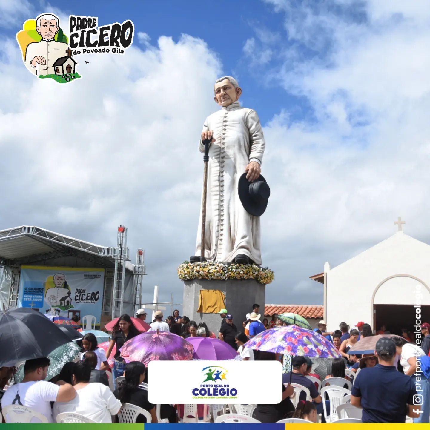 INAUGURAÇÃO O MONUMENTO EM HOMENAGEM AO PADRE CÍCERO