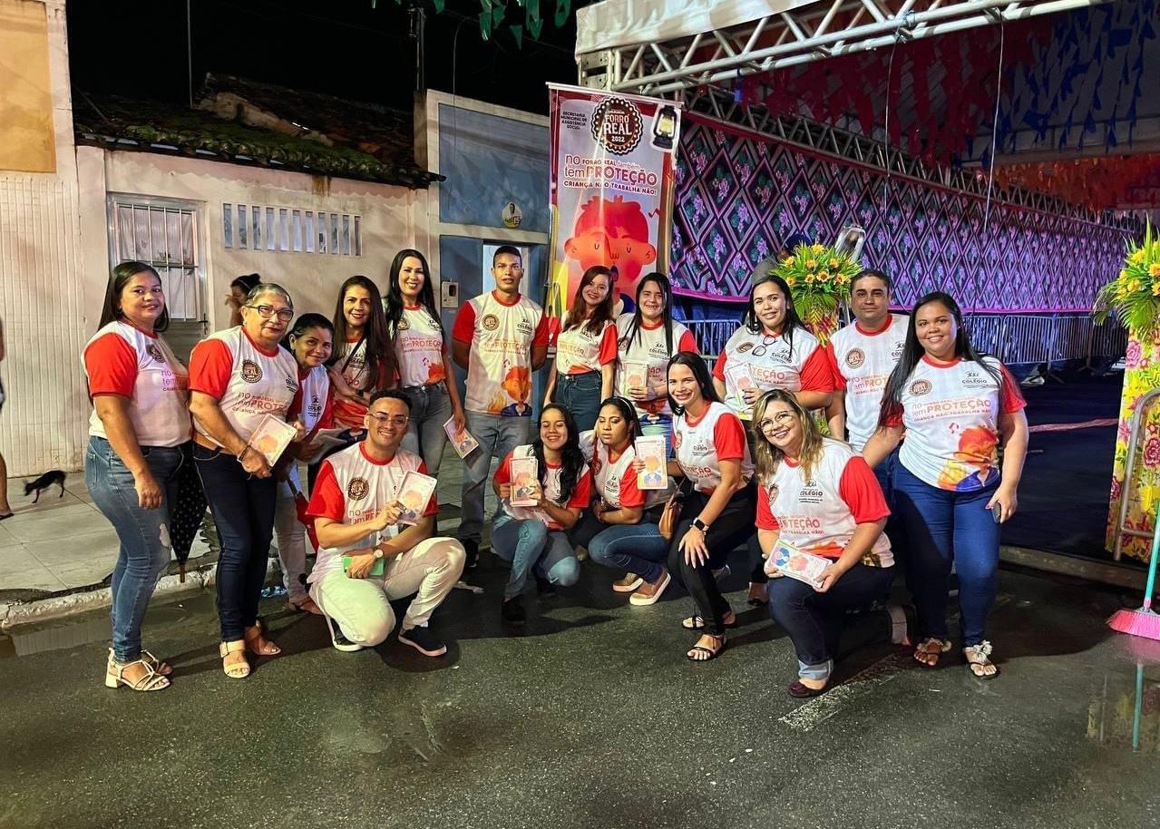 NO FORRÓ REAL TAMBÉM TEM PROTEÇÃO, CRIANÇA NÃO TRABALHA NÃO.