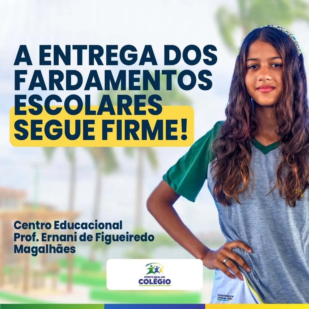 ENTREGA DE FARDAMENTOS ESCOLARES