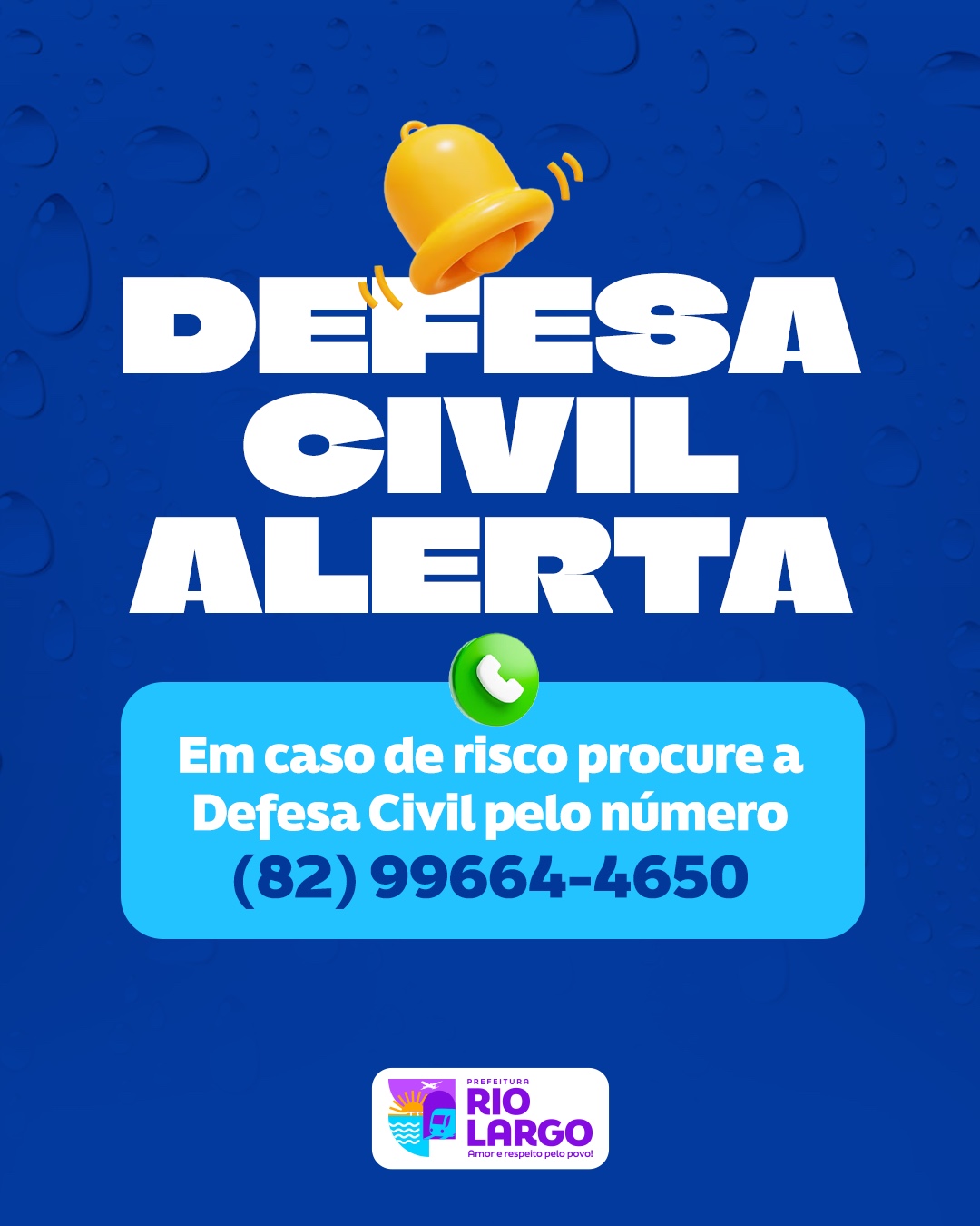 Defesa Civil de Rio Largo segue em alerta após grande volume de chuvas no último final de semana