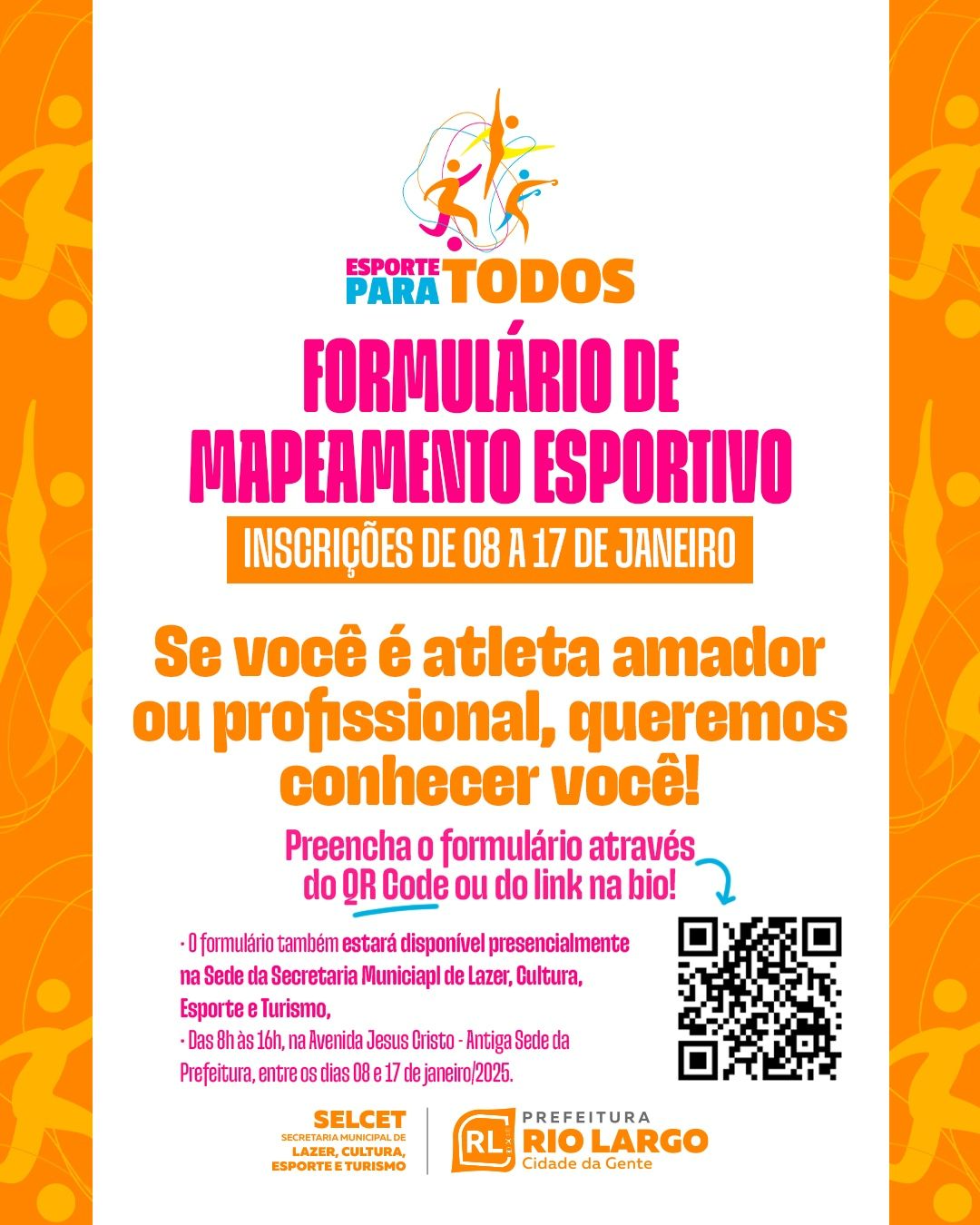 Prefeitura de Rio Largo por meio da SELCET realiza mapeamento esportivo no município