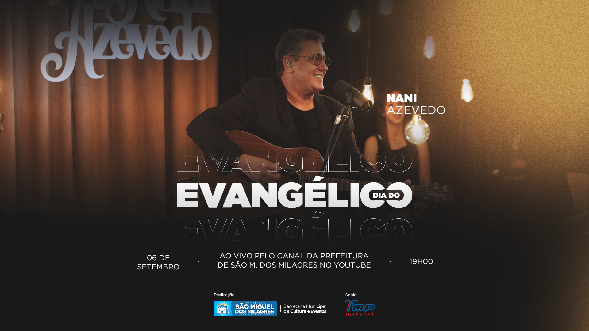 Show evangélico com o cantor Nani Azevedo