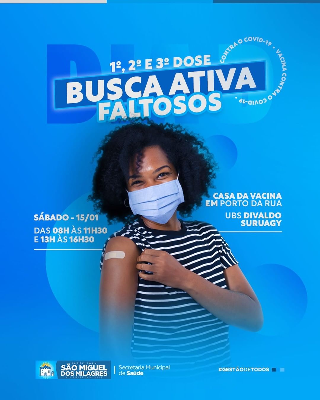 Busca ativa - faltosos covid-19