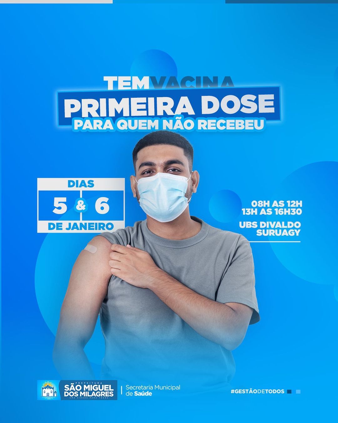 Vacinação para quem ainda não foi vacinado