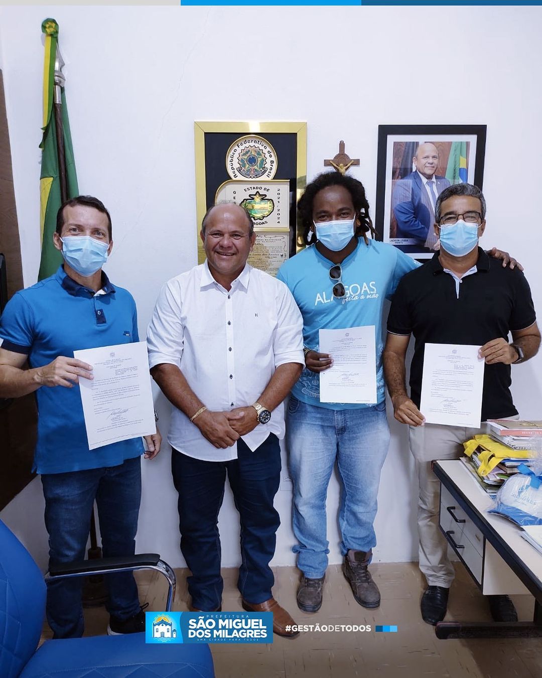 Posse dos novos secretários