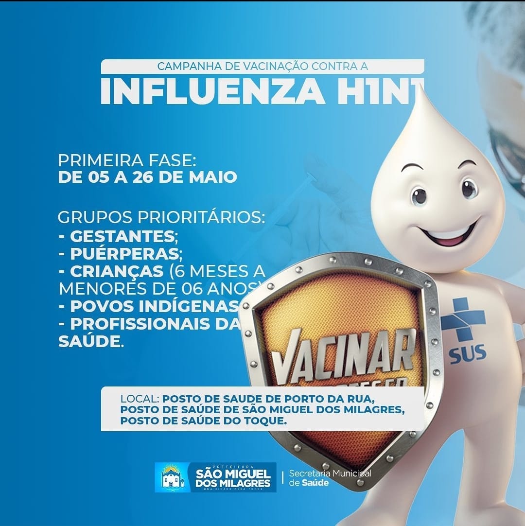 Vacinação contra influenza H1N1