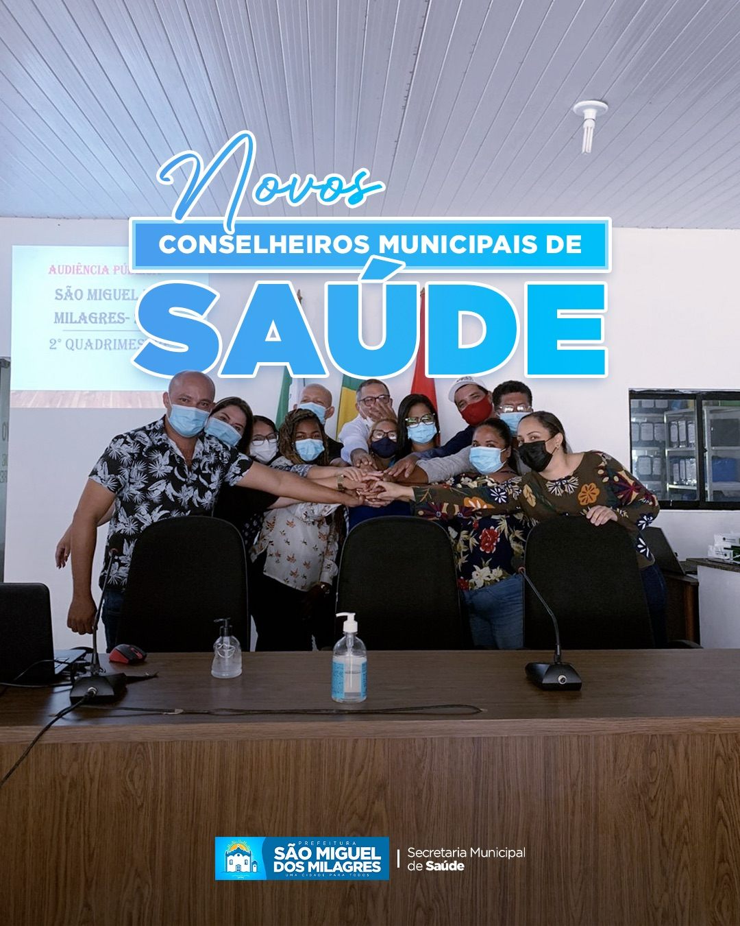 Novos integrantes do Conselho Municipal de Saúde