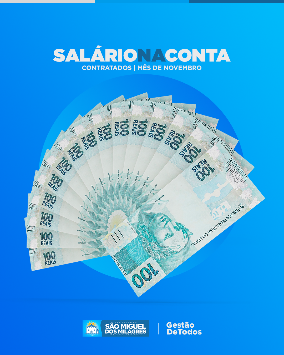 Pagamento aos funcionários contratados