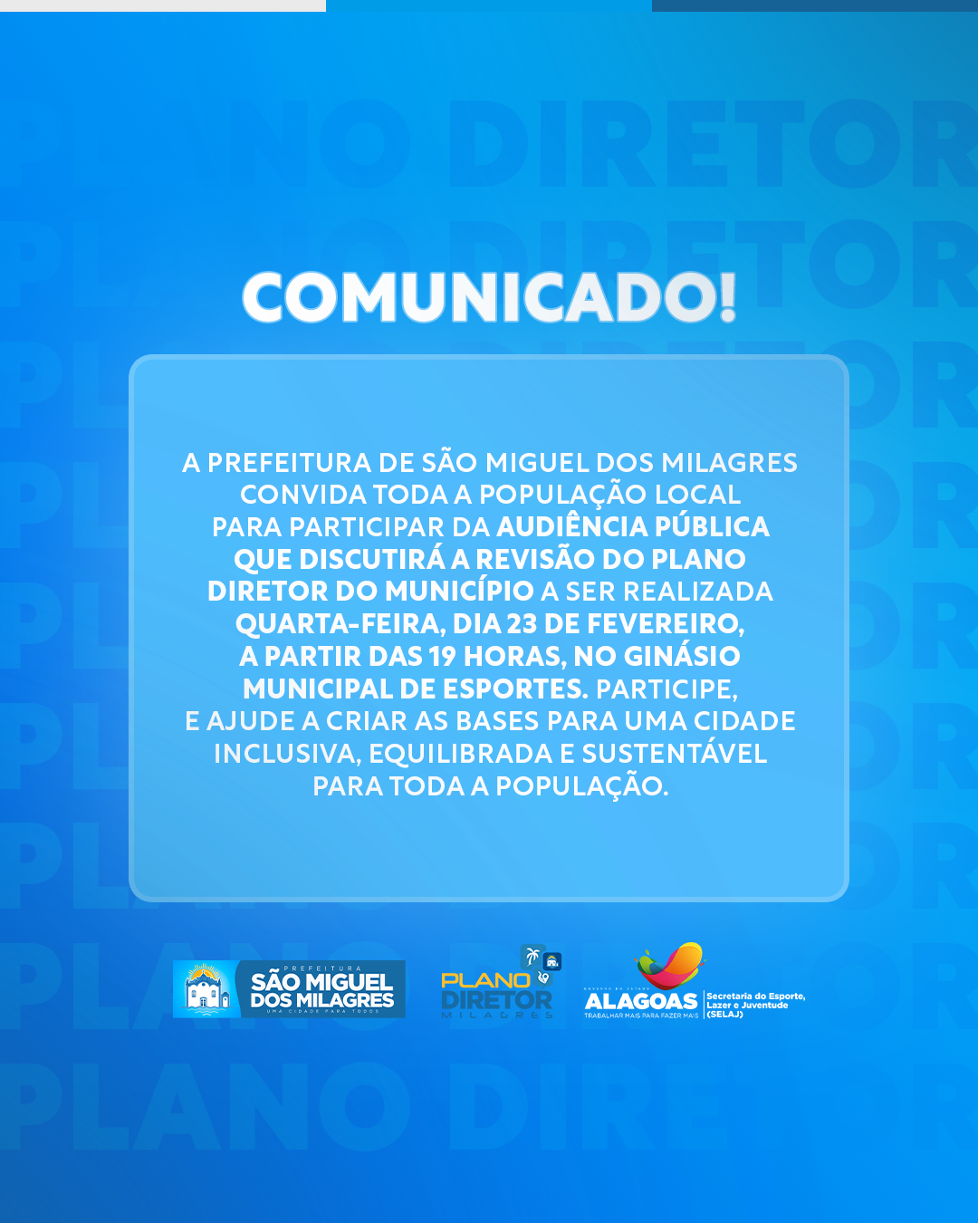 Revisão do Plano Diretor