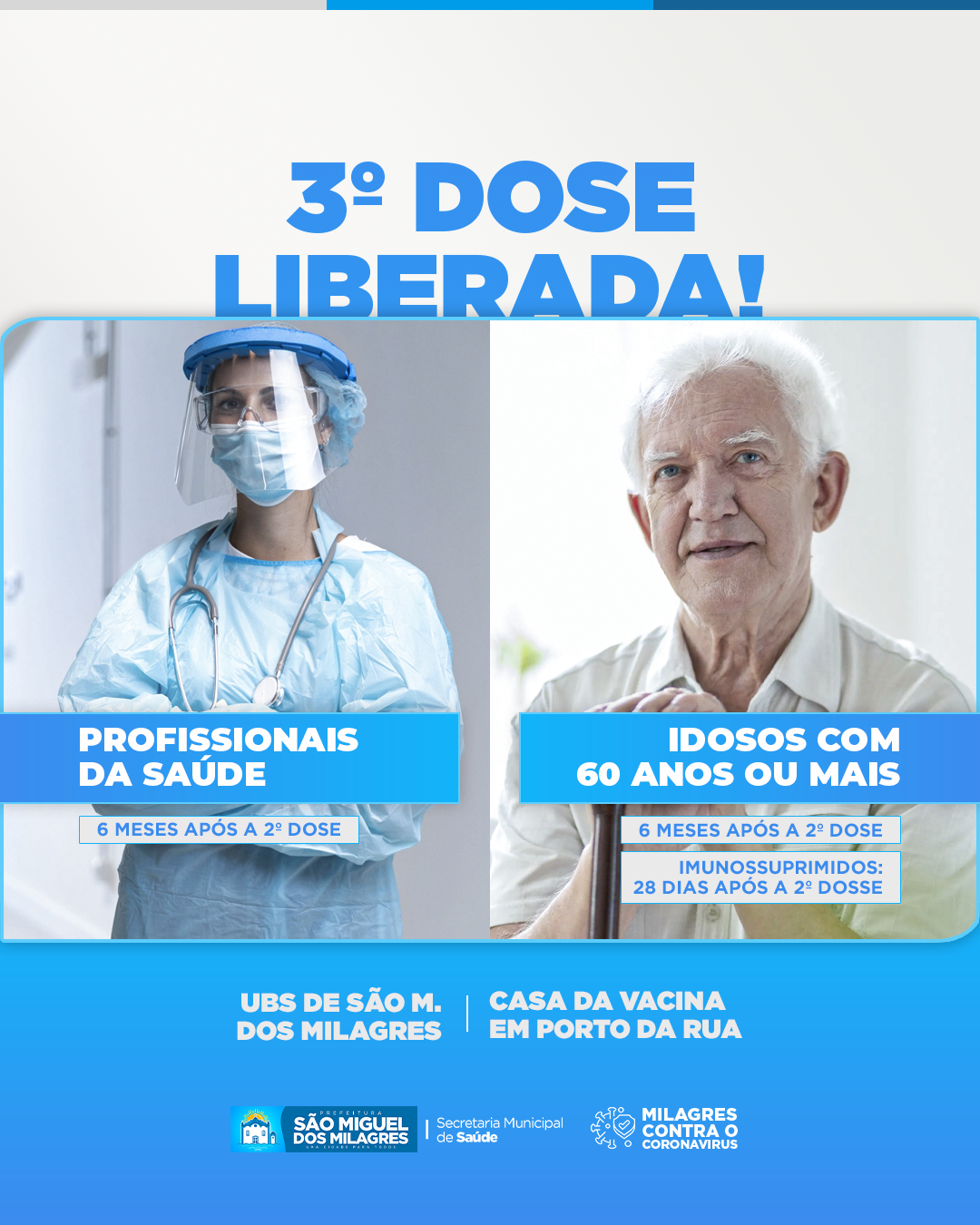 Terceira dose da vacina contra o coronavirus