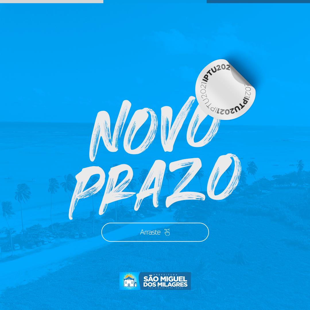 Prorrogamos os prazos para pagamento do IPTU!!