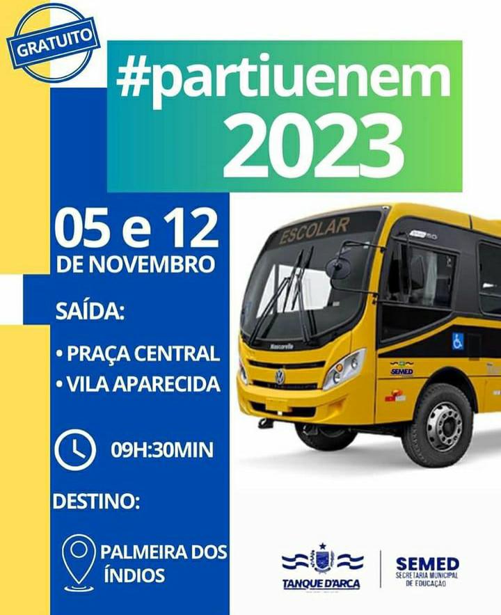 Ai fazer a prova do ENEM?