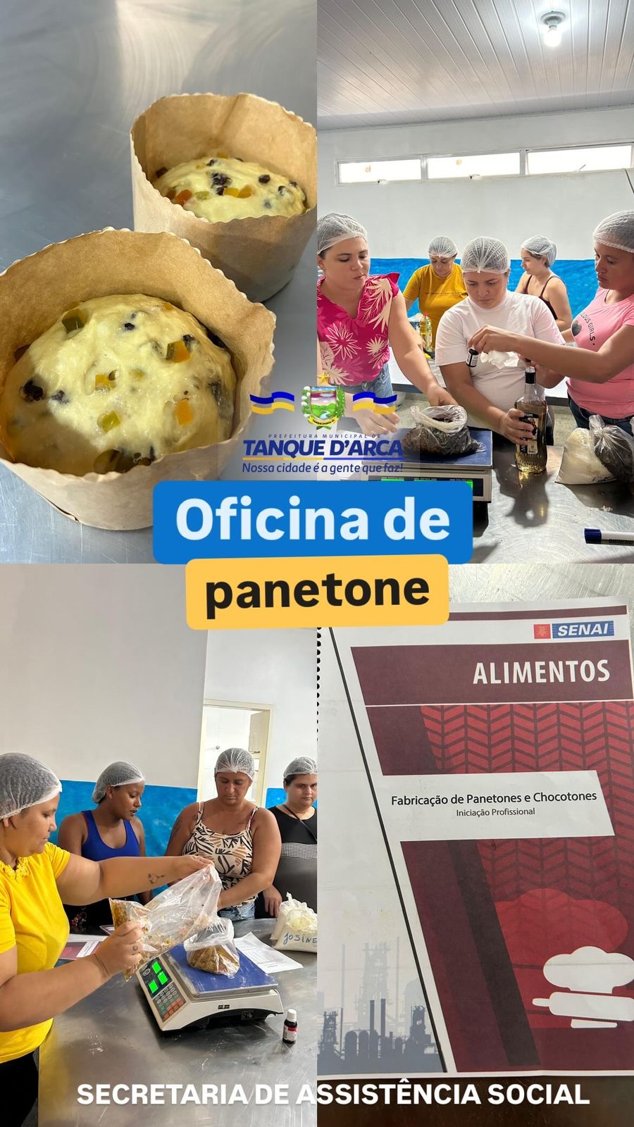 Assistência realiza Oficina de Panetones e Chocotones