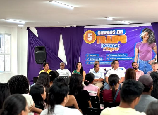 Emprega Mais Alagoas: solenidade marca abertura e início de cursos profissionalizantes em Traipu