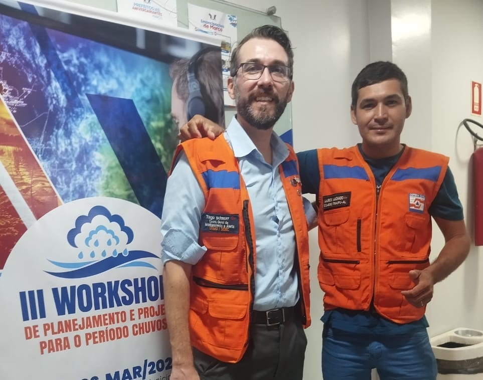 Secretaria do Meio Ambiente e Defesa Civil de Traipu participam de workshop sobre planejamento para o período chuvoso em Alagoas
