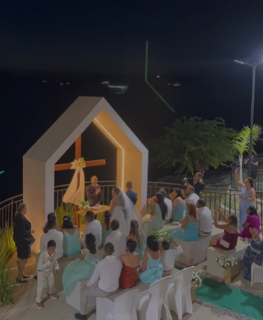 Capelinha da Orla de Traipu recebe a primeira cerimônia de casamento