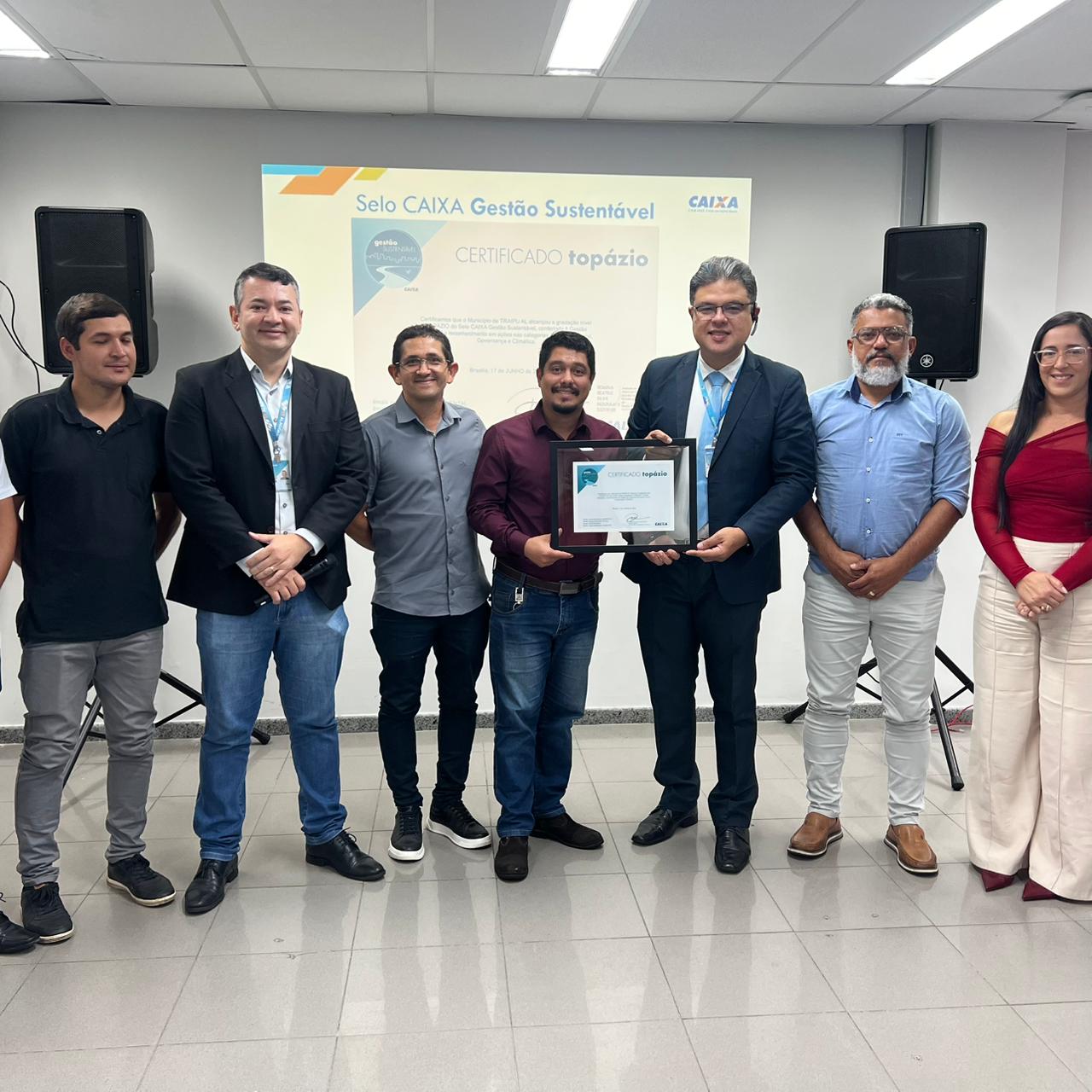 Traipu recebe Selo Gestão Caixa Sustentável
