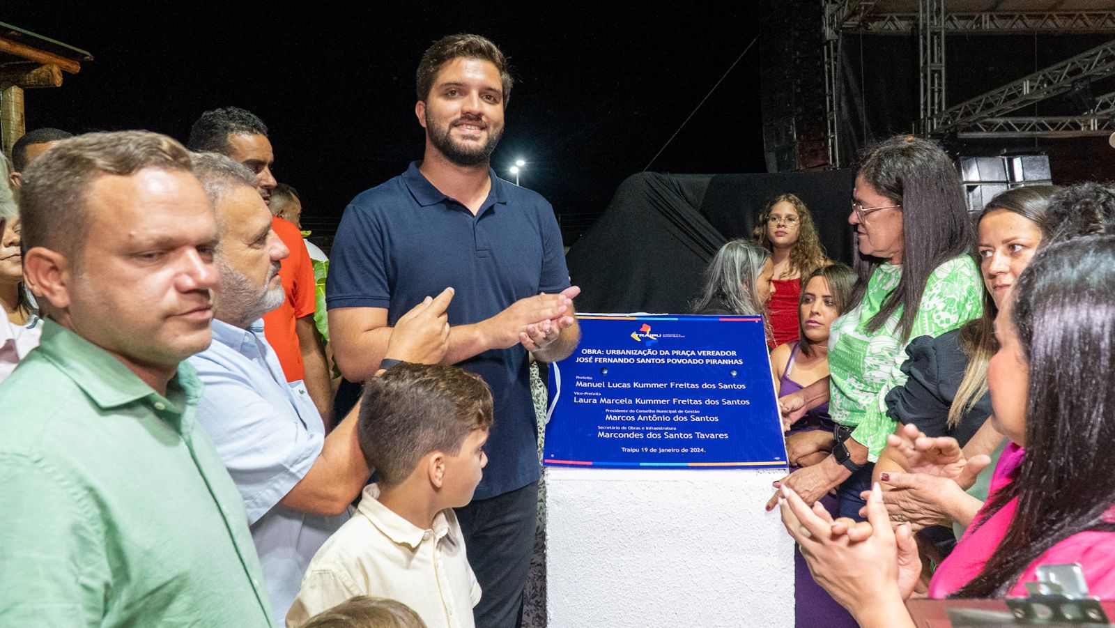 Confira imagens das inaugurações e festa no Povoado Piranhas