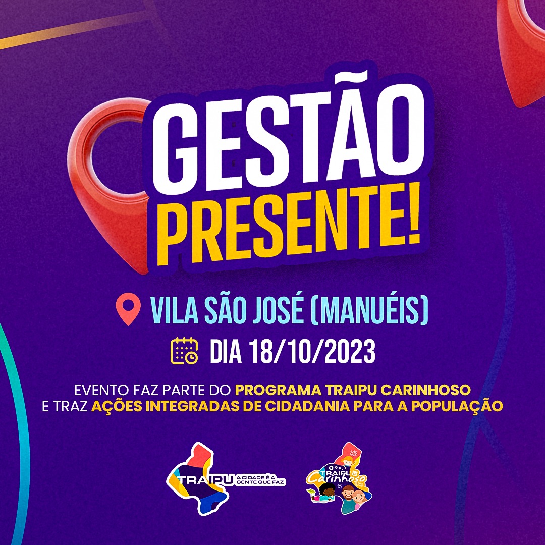 Prefeitura de Traipu realiza, nesta quarta (18), 5ª edição de programa itinerante na Vila São José