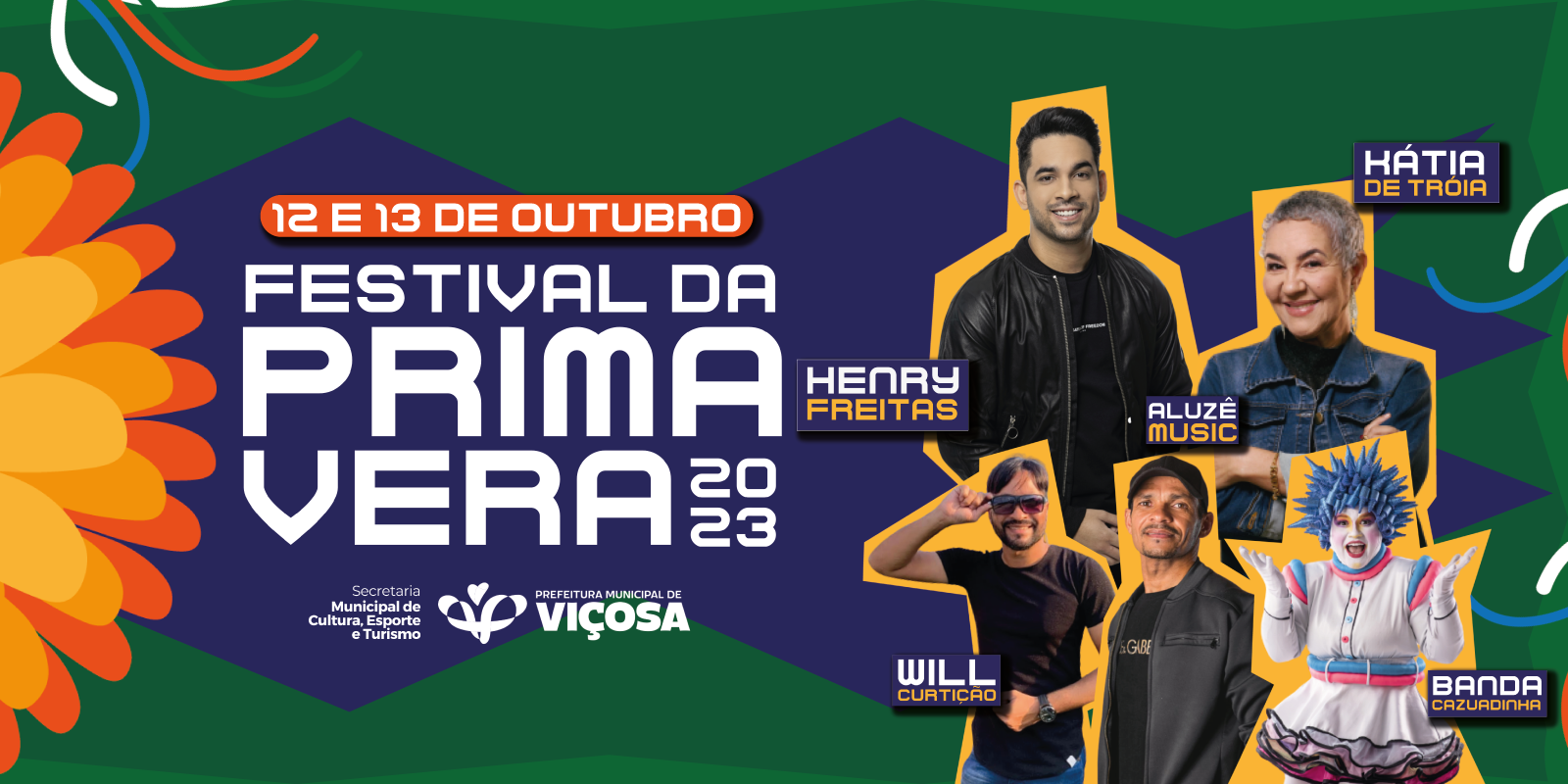 Viçosa anuncia atrações do Festival da Primavera 2023