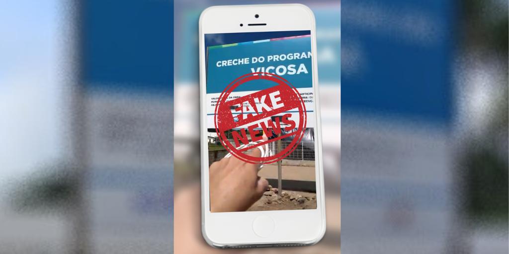 Fake News: é falso que Creche Cria em Viçosa é obra do governo federal