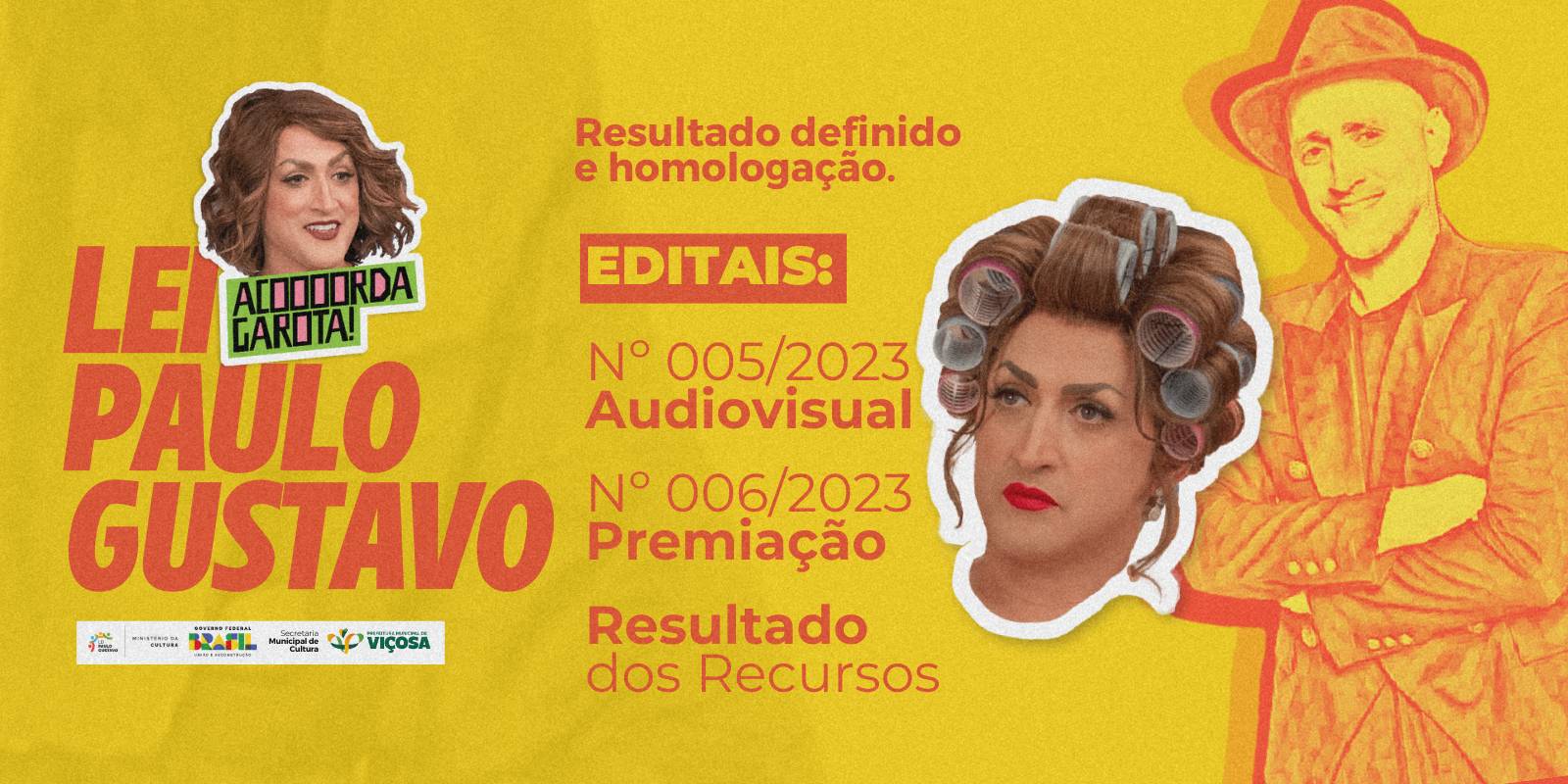 Com mais de R$ 233 mil em incentivos, Cultura divulga resultado final dos editais da Lei Paulo Gustavo
